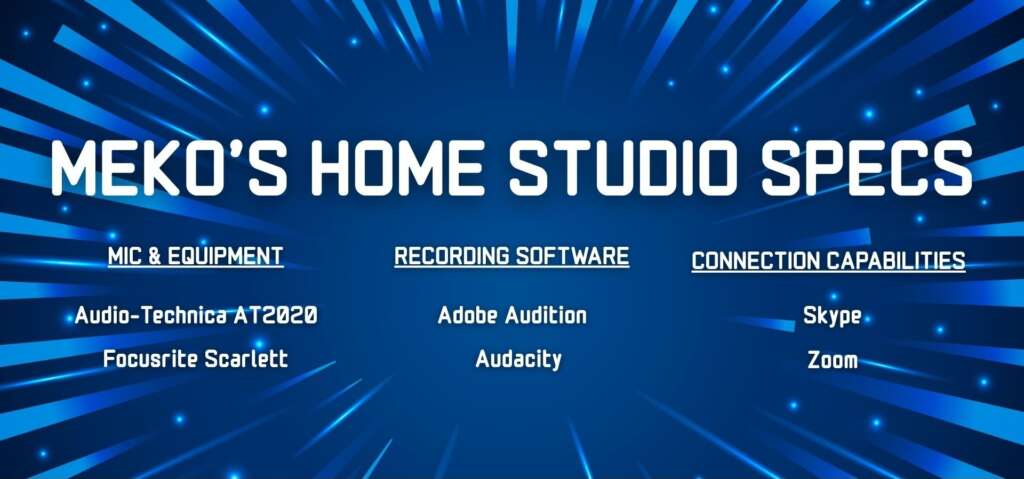 Meko Valentino Home Studio Specs