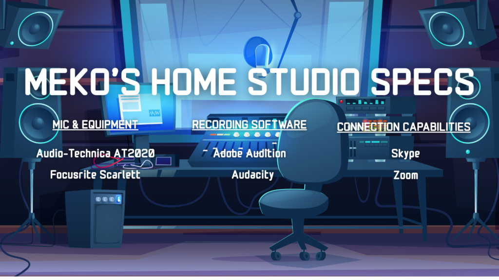 Meko Valentino Home Studio Specs